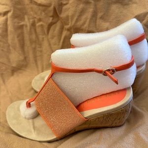 Anne Klein wedge sandals